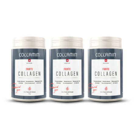 Collamin colágeno suizo acompañado de vitaminas
